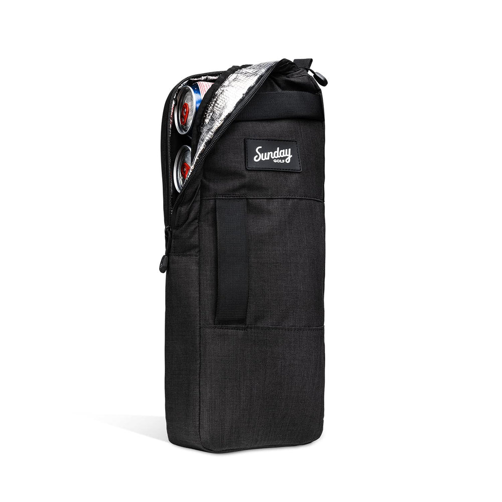 Sunday Golf Big Frosty inserted in a golf bag demonstrating discrete fit benefit