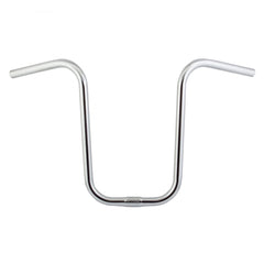 Sunlite lowrider handlebars front view showing chrome finish and retro shape for style