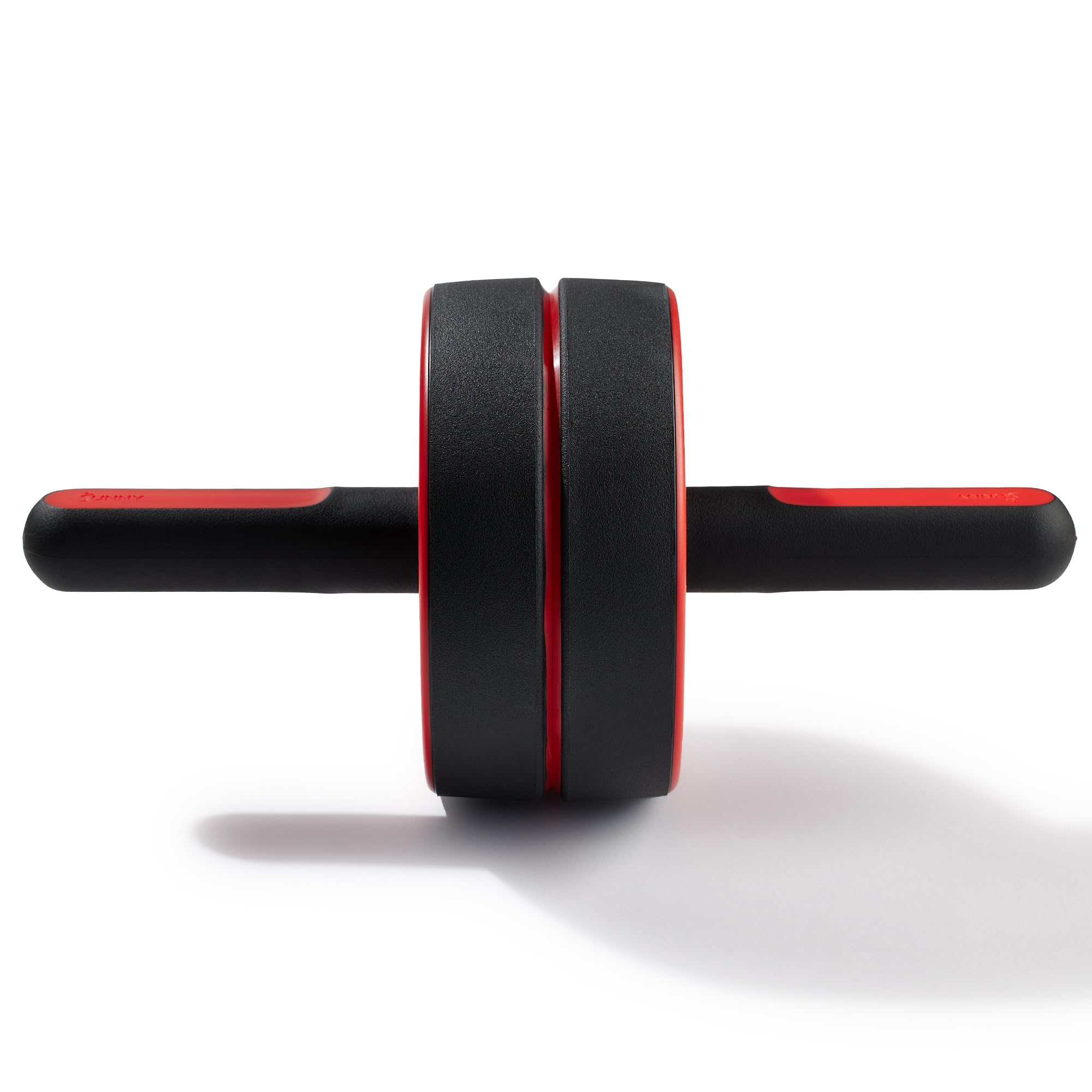 Sunny Health & Fitness ab roller staged in a home gym conveying convenient daily use