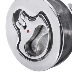 SUNOOM close-up mirror-polished 316 stainless surface highlighting durability benefit