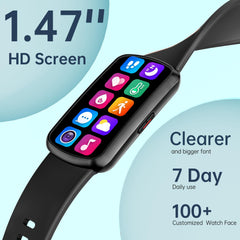 Sunorshop closeup of 1.47 inch curved color display for vivid touch navigation