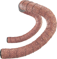 Supacaz Coffee handlebar tape front view showing neat wrap and grip benefit