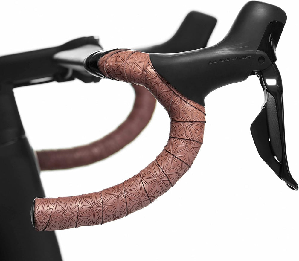 Supacaz Coffee taped drops in use on bike for confident control benefit