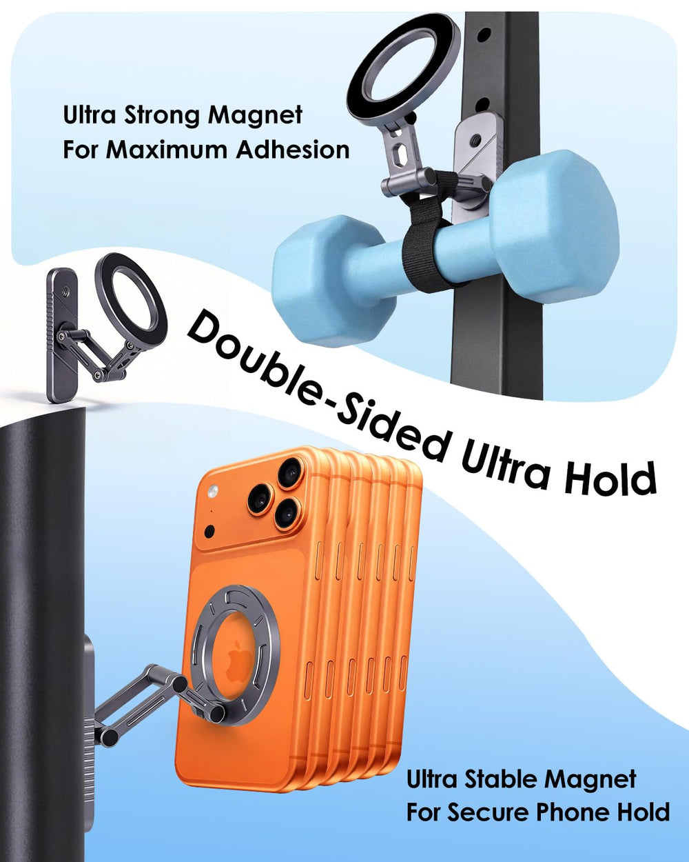 SUPBEE close-up of magnetic ring showing N55 magnets and secure attachment benefit