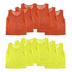Super Z Outlet front view of 12 pinnies pack shows bright colors and team organization benefit