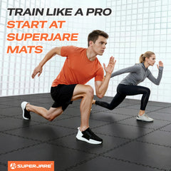 SUPERJARE side profile displaying 0.56" thickness for floor protection