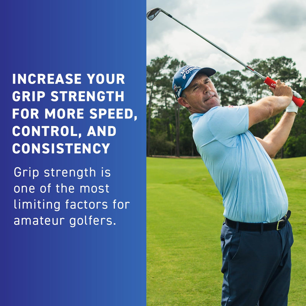 SuperSpeed Golf close-up of Squeeze rubber texture for durable, consistent resistance