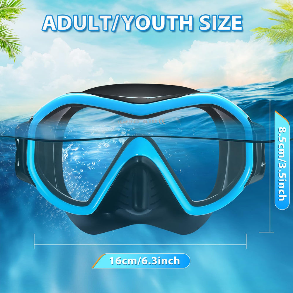 Supertrip goggles worn in pool demonstrating secure fit and leak resistance