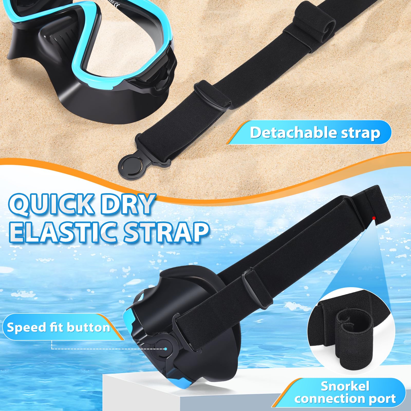 Supertrip soft silicone nose cover detail offering gentle nasal protection