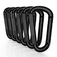 SUPOLOGY front packaging showing ten 3-inch steel carabiners, compact kit benefit