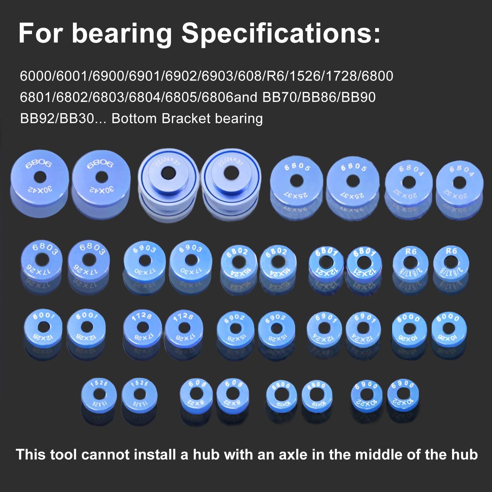 Suprwin in-use pressing hub demonstrating aligned bearing installation benefit