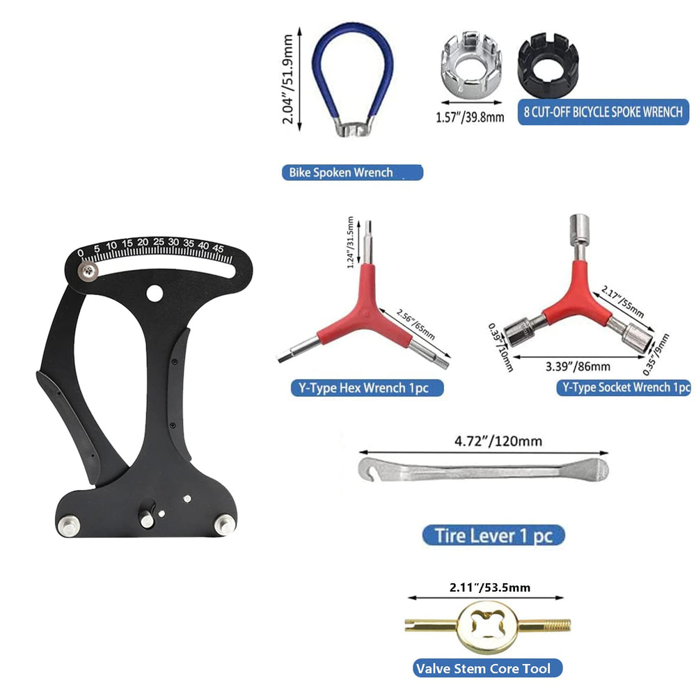 Suprwin tension meter close-up showing measurement scale and durable alloy