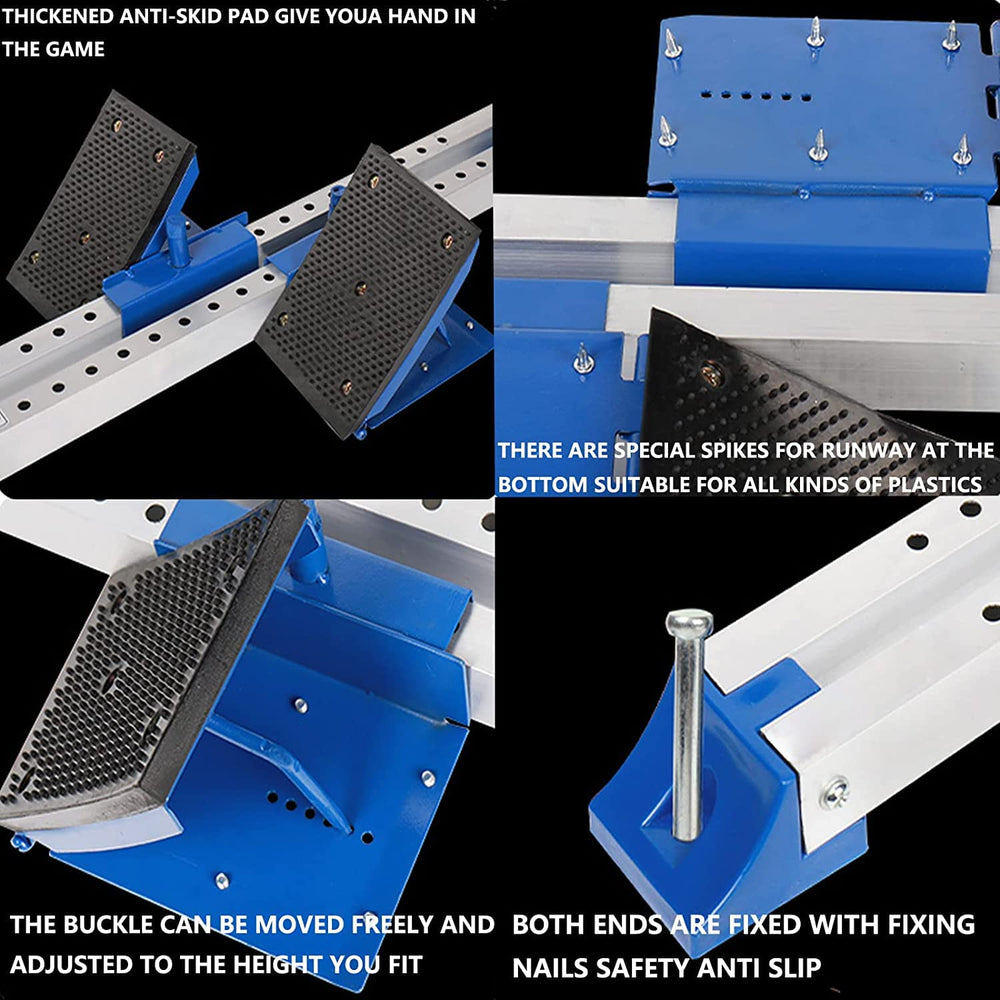 Supvision aluminum rail profile demonstrating lightweight durable construction