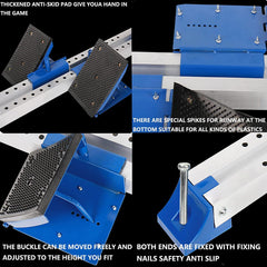 Supvision aluminum rail profile demonstrating lightweight durable construction