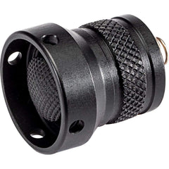 SureFire rear cap installed on flashlight in use demonstrating secure fit and control