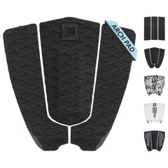 Surf Squared front packaging showing three-piece pad kit and branding for easy identification