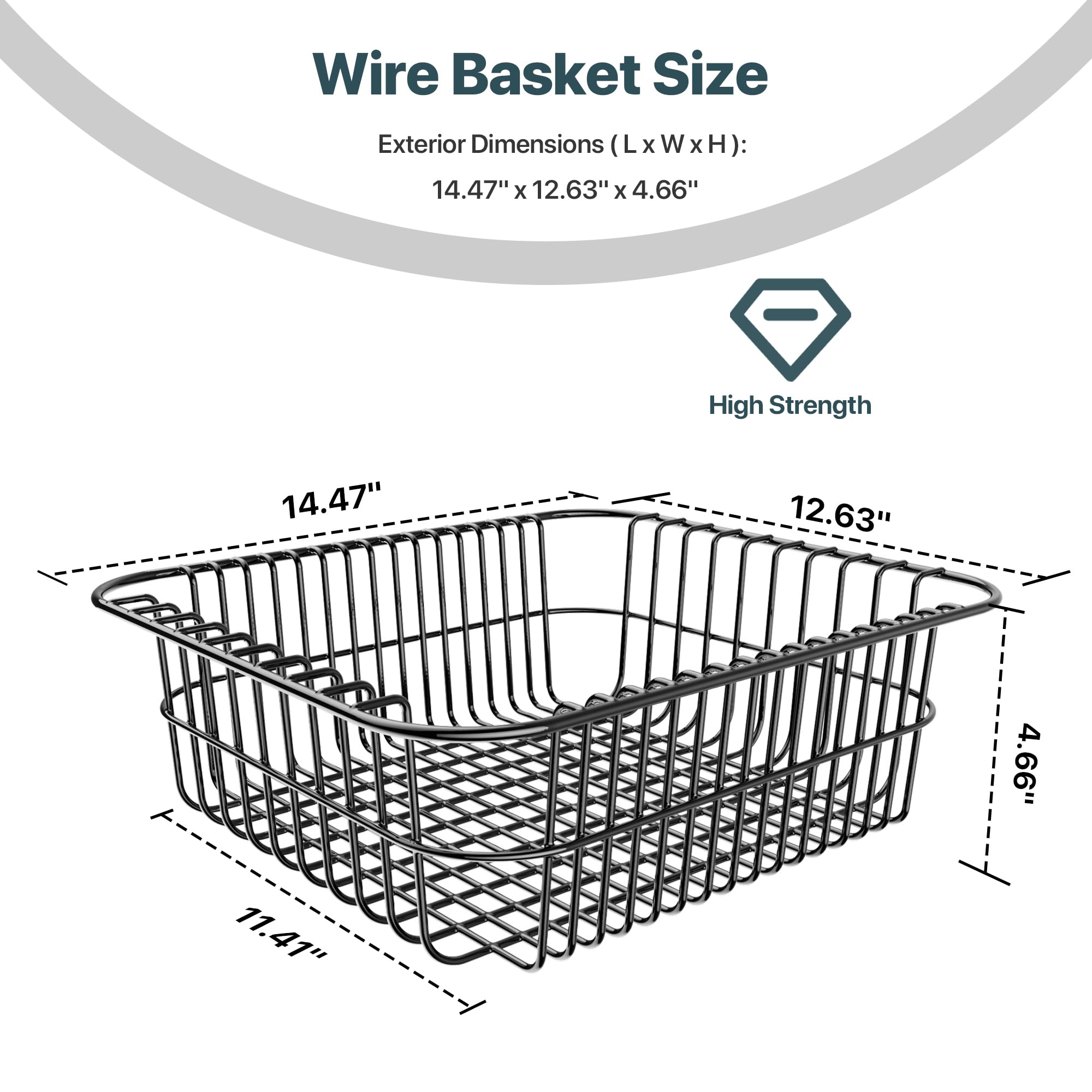 SurpLee close-up of basket coating highlighting rust-resistant finish and durability