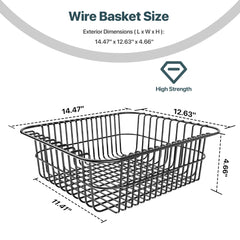 SurpLee close-up of basket coating highlighting rust-resistant finish and durability