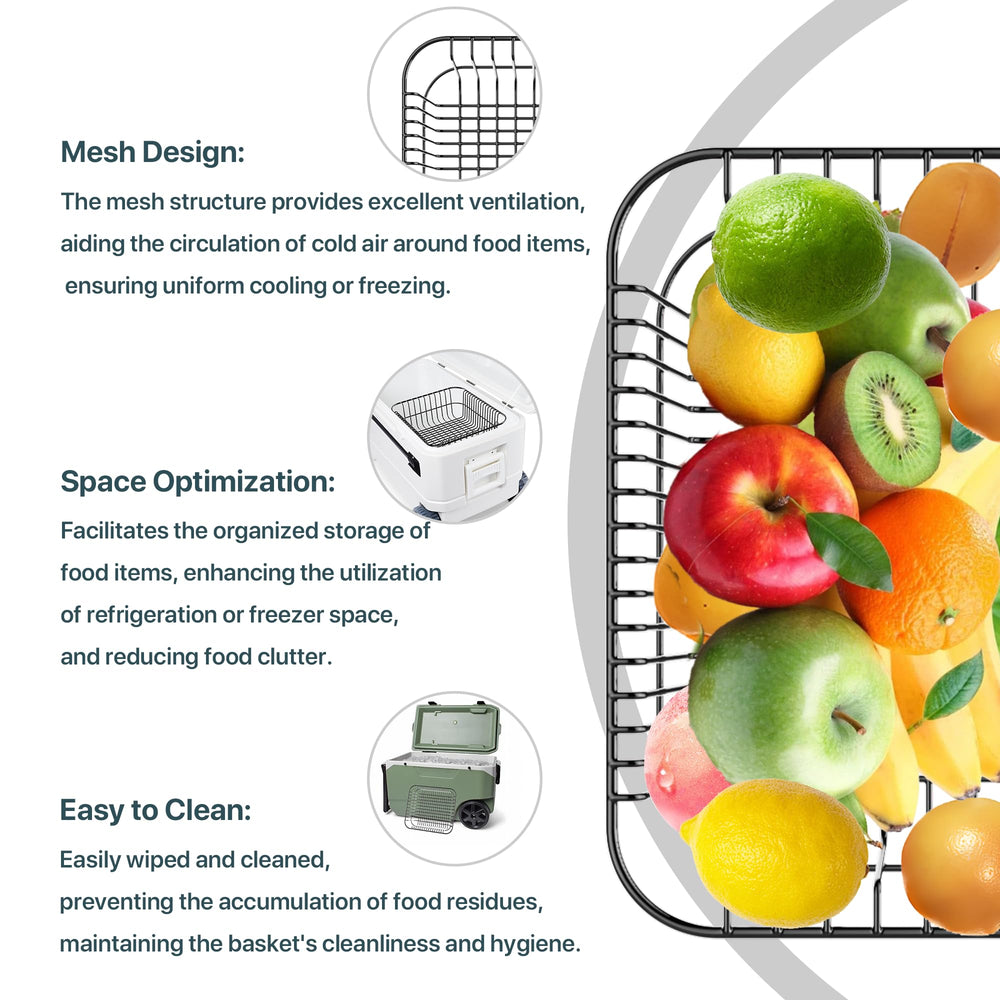 SurpLee basket next to ruler for scale ensuring fit confirmation benefit