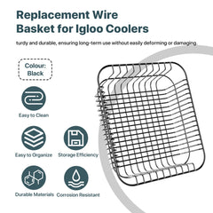SurpLee basket holding dry snacks and gear to keep items separate and visible