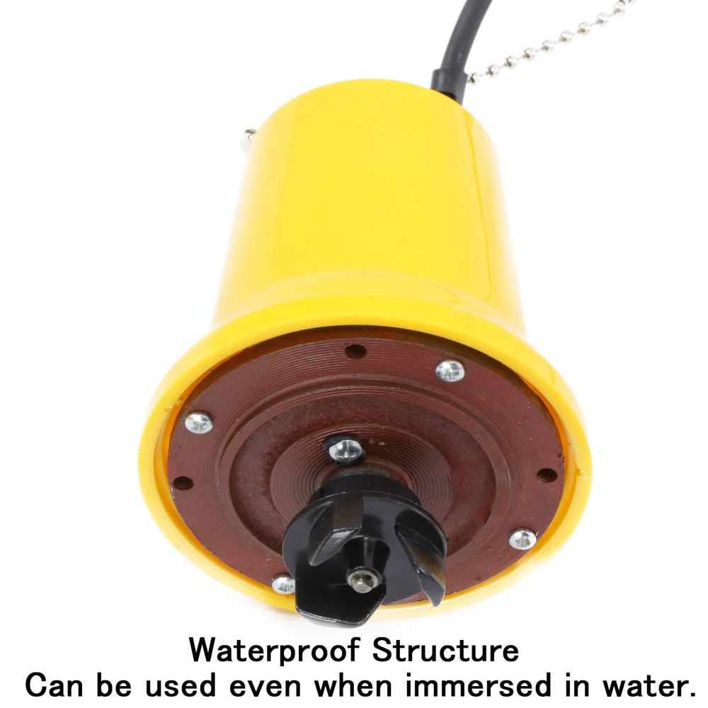 Sutekus pump operating in seawater on a boat deck demonstrating reliable bilge drainage