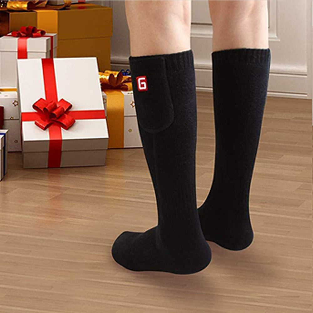 SVPRO socks next to a hand for scale, one-size fit clarity and sizing benefit