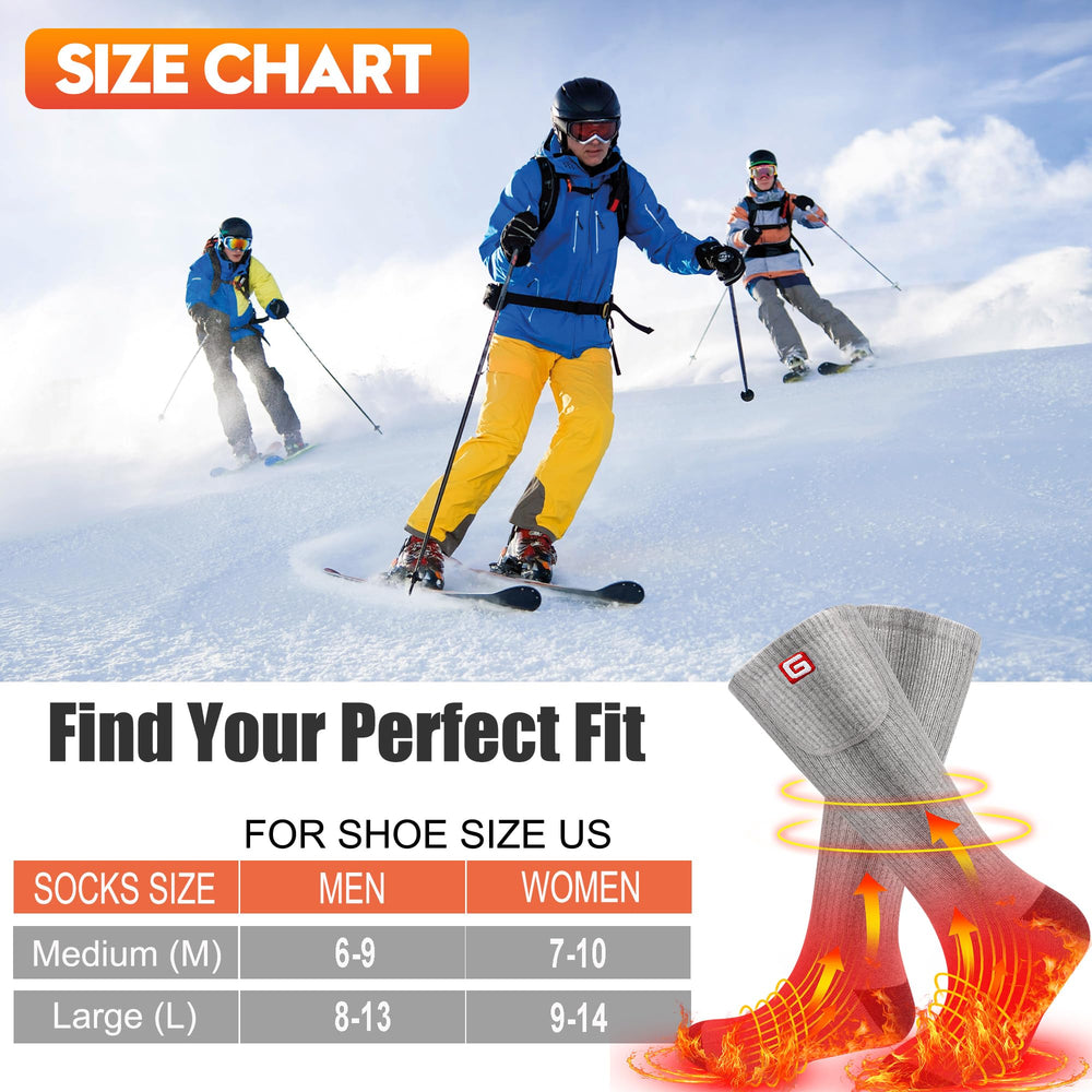 SVPRO socks in use while skiing illustrating consistent foot warmth on slopes