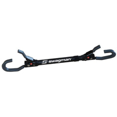 Swagman deluxe bar adapter front view showing bar and quick-release, easy installation