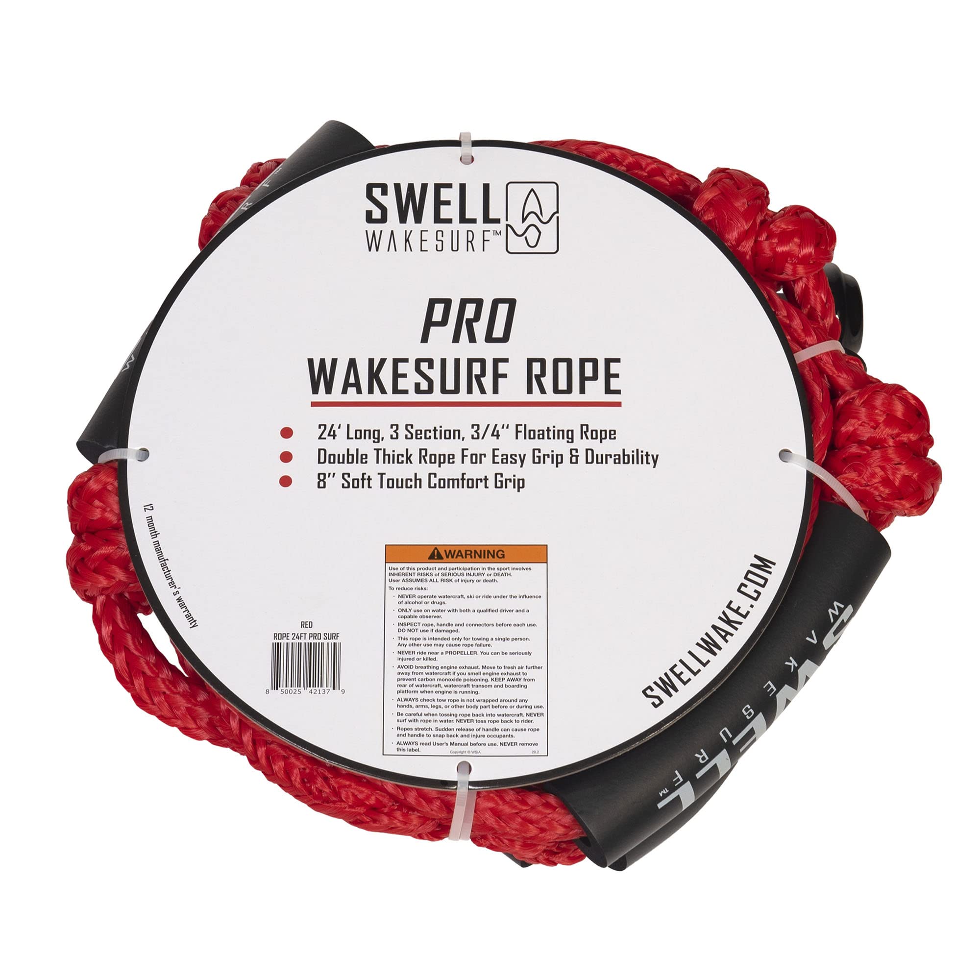 SWELL Wakesurf foam floats close-up showing buoyant 7-inch float protection