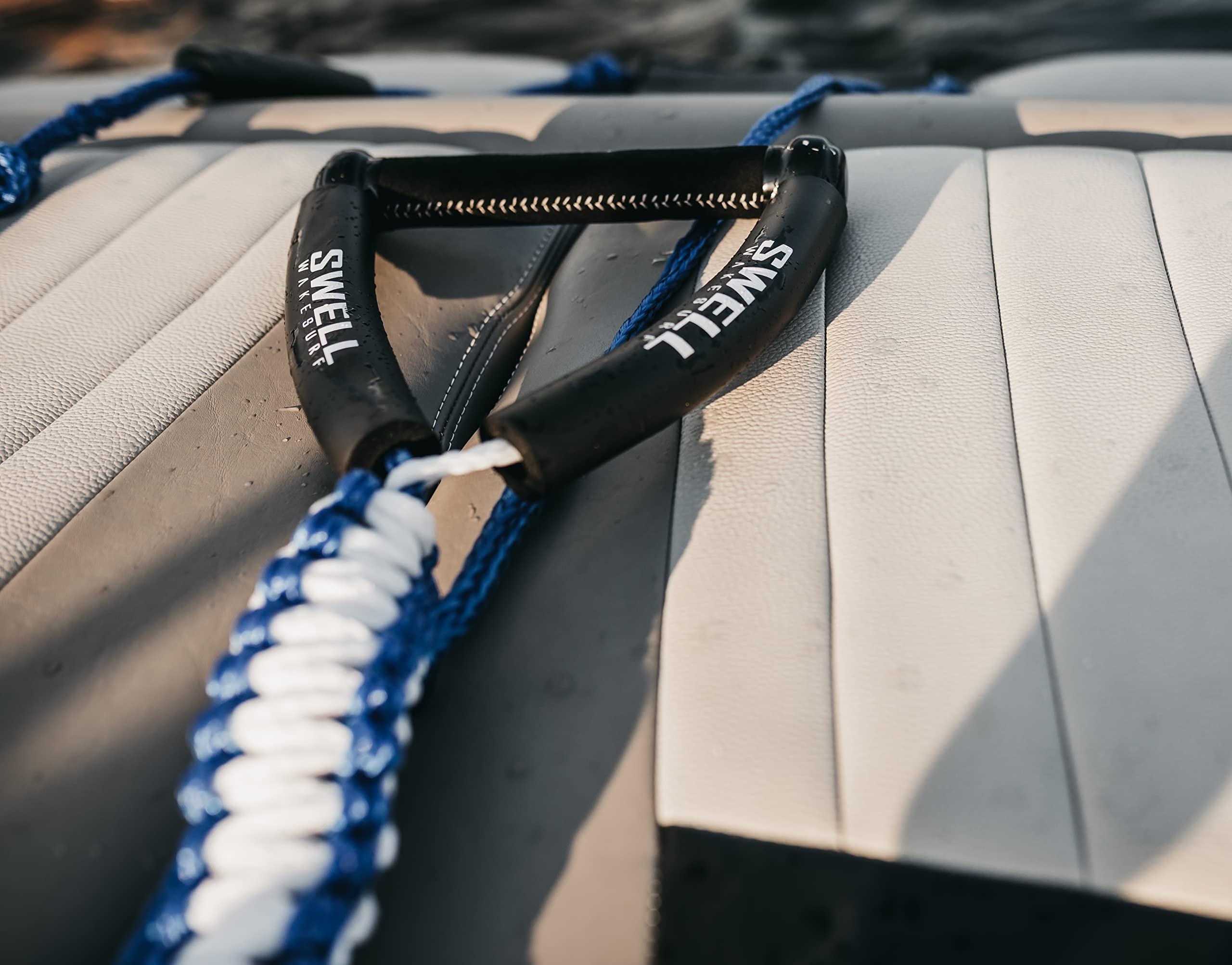 SWELL Wakesurf foam floats detail keeping rope at surface for safety