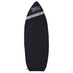 SWELL Wakesurf front view of pointed-nose grey sock showing snug fit and protection