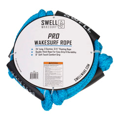 SWELL Wakesurf full 24-foot rope laid out demonstrating adjustable length benefit