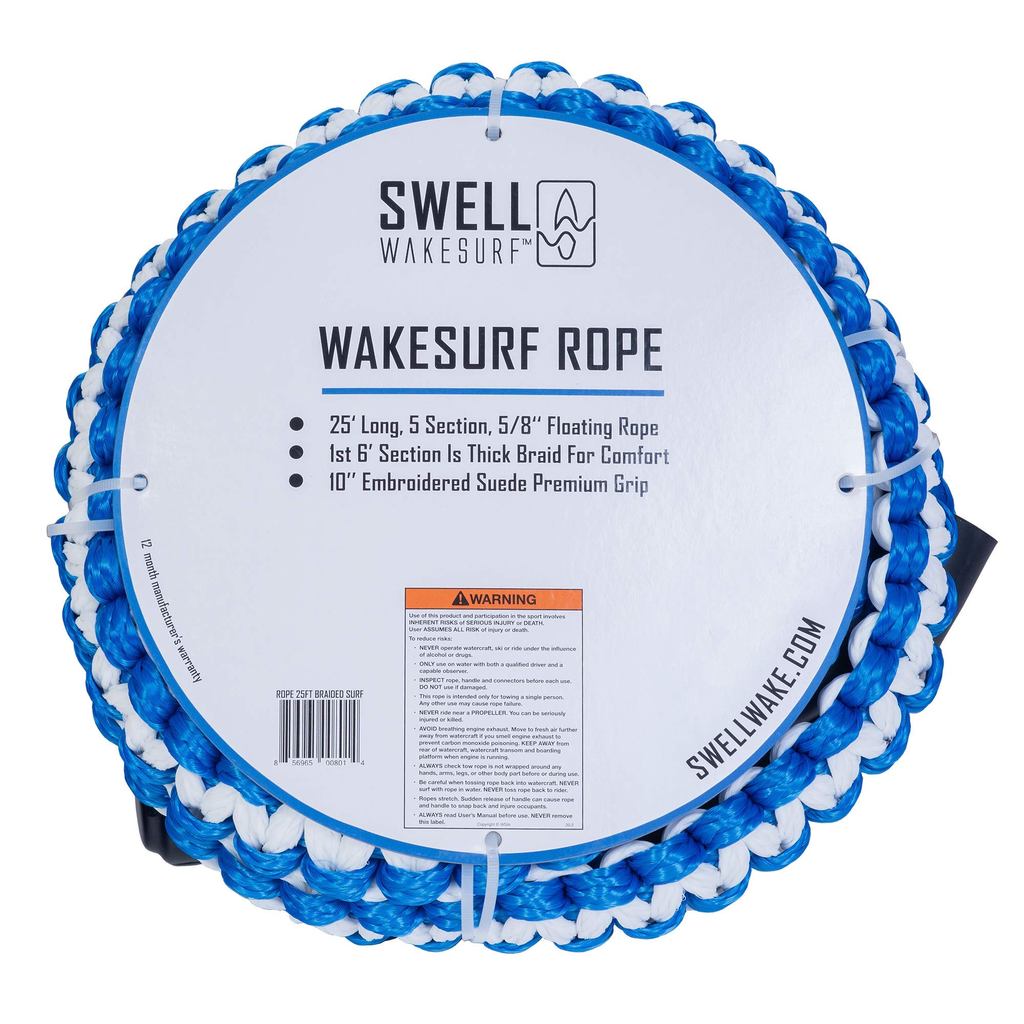 SWELL Wakesurf full length on water demonstrating visibility and buoyancy