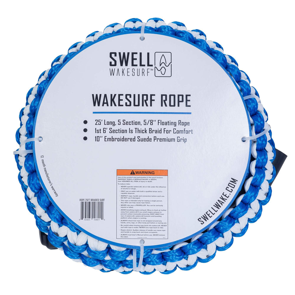 SWELL Wakesurf full length on water demonstrating visibility and buoyancy