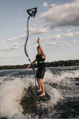 SWELL Wakesurf suede handle close-up offering comfortable non-slip grip