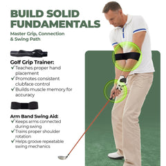 Swept Supplies grip trainer detail demonstrating correct finger placement and improved control