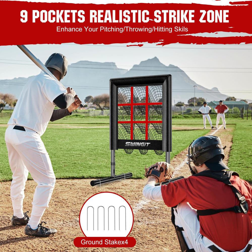 SwingIt compact packed in carry bag for easy transport to practices