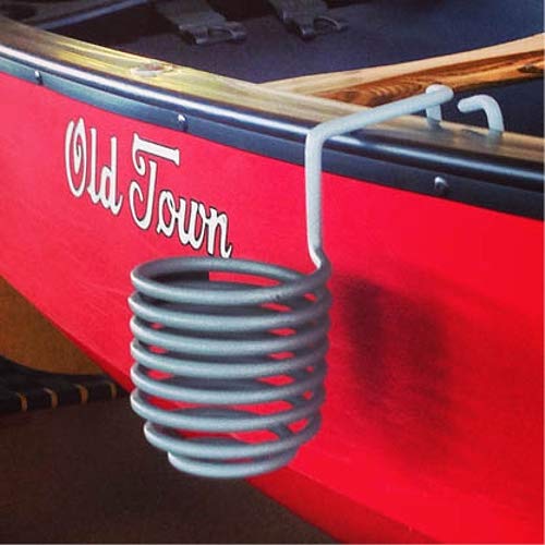 SwirlyGig SkiffDaddy PVC-coated steel texture closeup for corrosion resistance