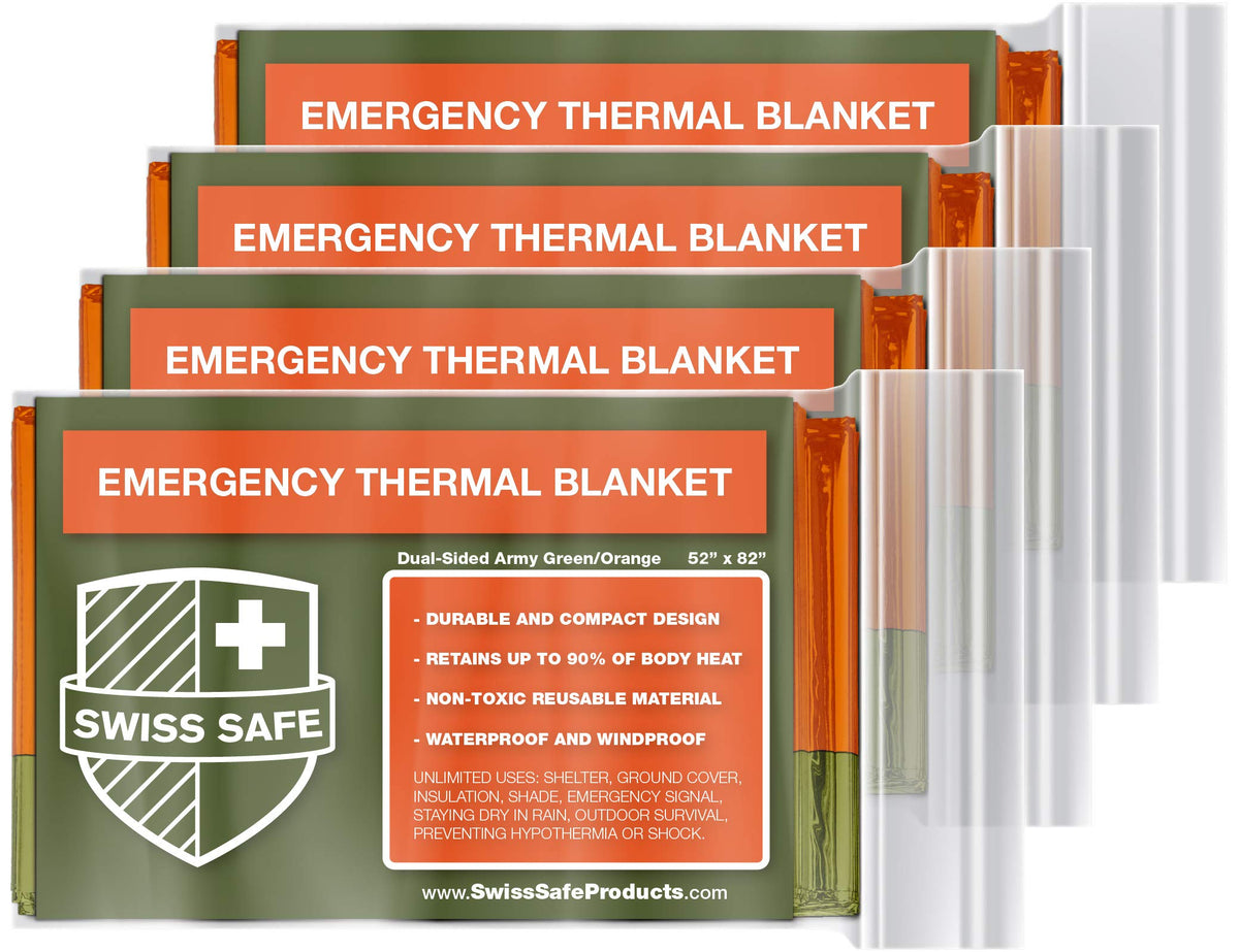 Swiss Safe front packaging showing the 4 pack and color options for quick identification and prep