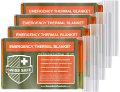 Swiss Safe front packaging showing the 4 pack and color options for quick identification and prep