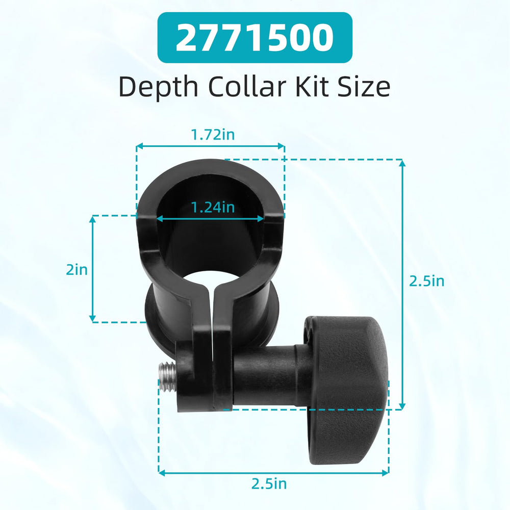 Sxkxm depth collar close-up textured plastic highlighting wear resistance