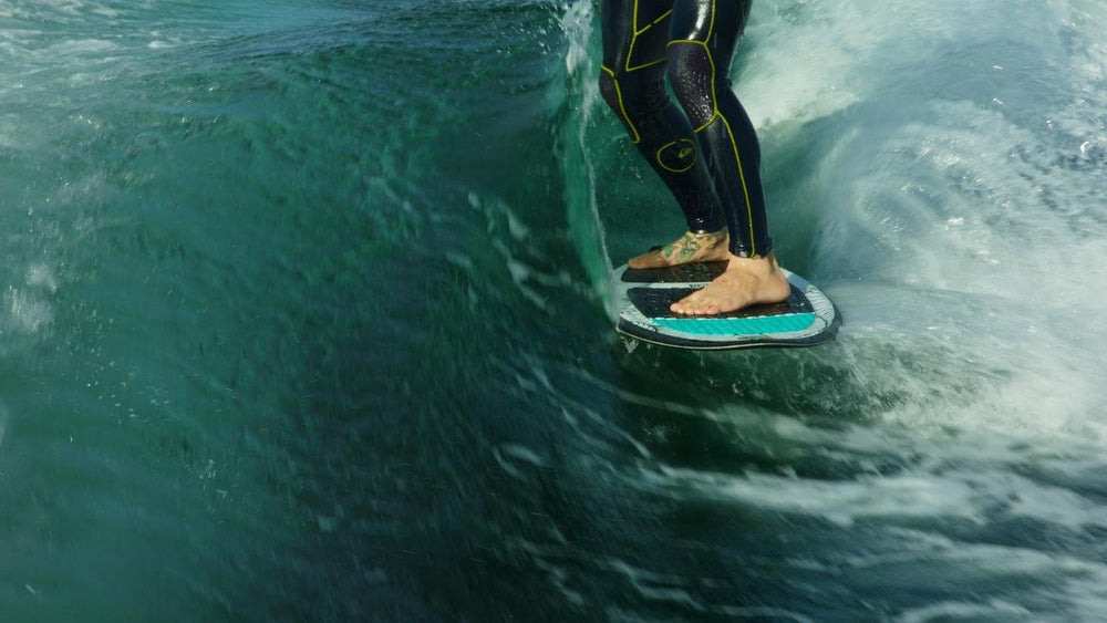 Sylvan Wave Maker held in hand for scale showing compact, lightweight benefit