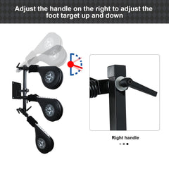 SYNTECSO three pads at different heights demonstrating adjustable training setups