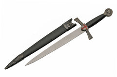 SZCO dagger front view showing full 16-inch silhouette and display-ready finish