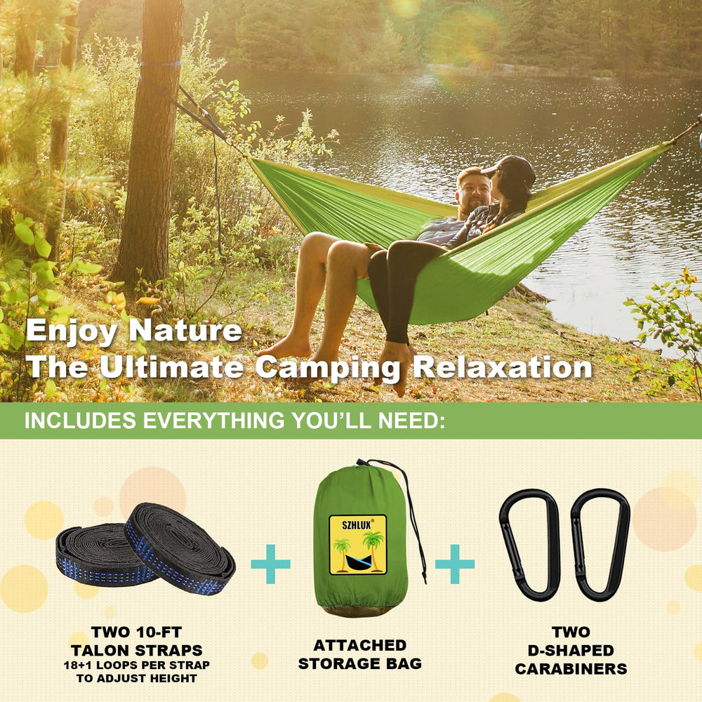 SZHLUX tree straps and loops protecting bark and enabling quick setup