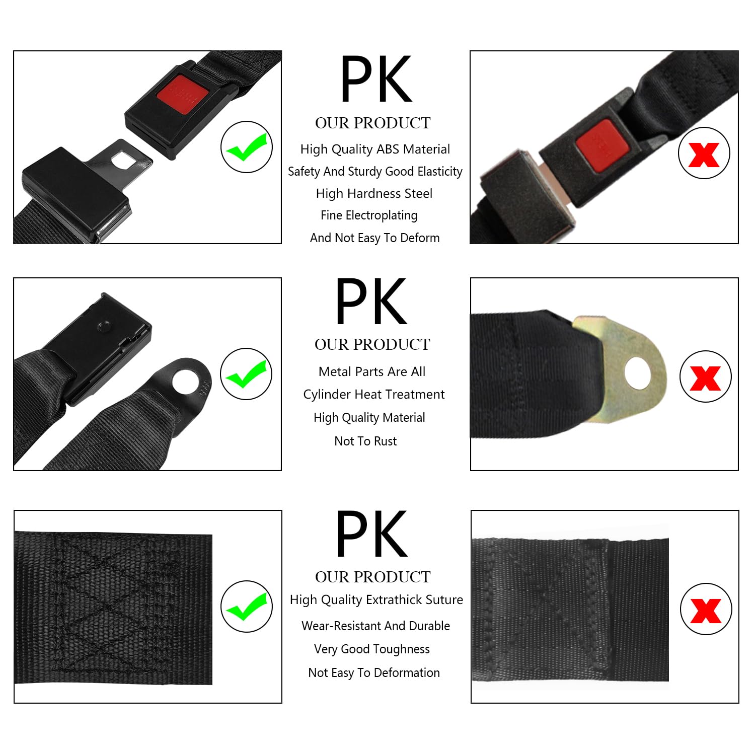 T.Chilyn belt next to ruler illustrating 54.3 inch adjustable fit