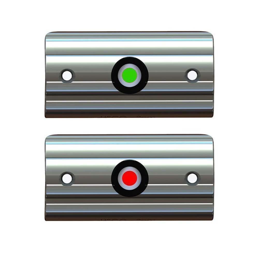 TACO Marine rub rail mounted navigation lights front view showing clean install and improved visibility