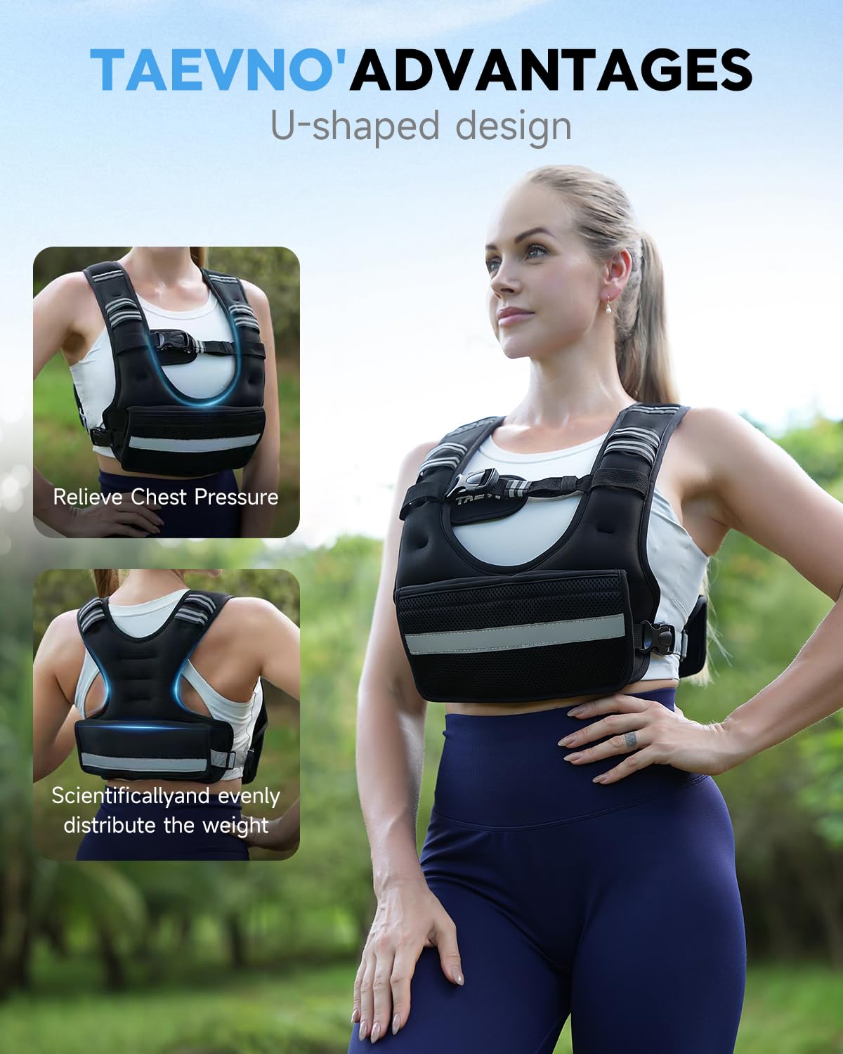 Taevno sandbag pocket close-up with removable iron sandbags for adjustable resistance