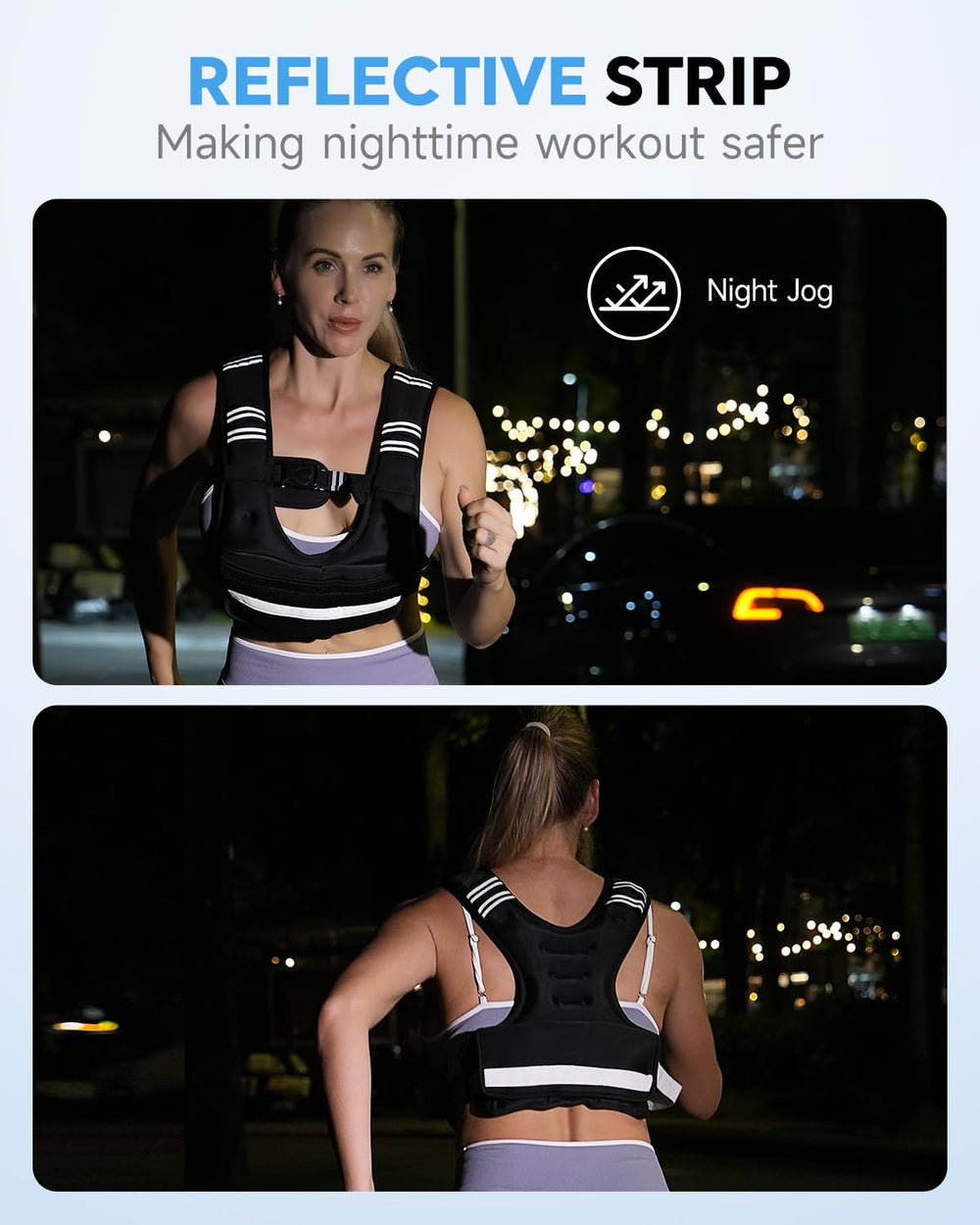 Taevno worn by runner in park to show comfort and mobility during cardio sessions