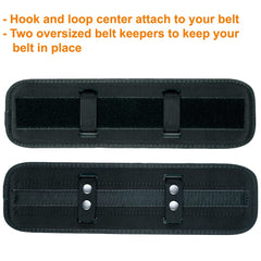 TAFTACFR detail of oversized belt keepers and hook-and-loop for secure retention